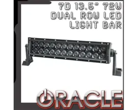 Oracle Lighting 13.5" Black Series 7D 72W Dual Row LED Light Bar