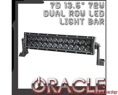 Oracle Lighting 13.5" Black Series 7D 72W Dual Row LED Light Bar - 5806-001
