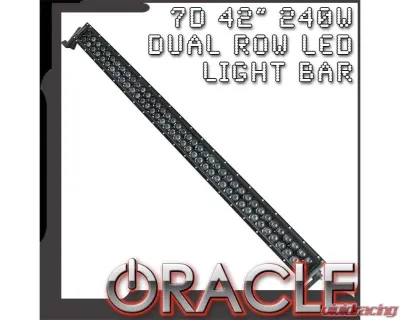 Oracle Lighting 42" Black Series 7D 240W Dual Row LED Light Bar - 5809-001