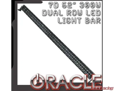 Oracle Lighting 52" Black Series 7D 300W Dual Row LED Light Bar - 5811-001