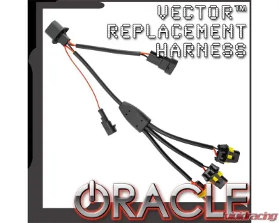 Oracle Lighting Vector? Replacement Headlight Wiring Harness JEEP Wrangler JK 2007-2017 - 5833-504