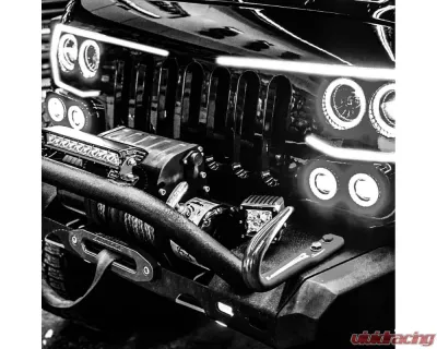 Oracle Lighting Vector? Series Grill Led Halo Kit White JEEP JK/JL/JT 2007-2020 - 5835-001