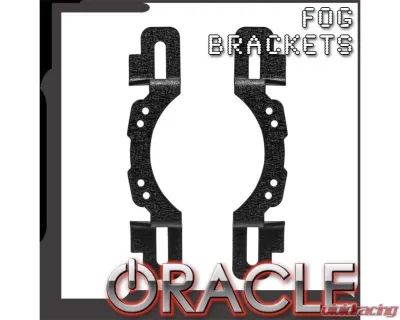 Oracle Lighting LED Fog Light Adapter Brackets For Steel Bumper Wrangler JEEP Wrangler JK | Gladiator - 5857-504