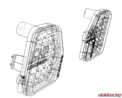 Oracle Lighting Rear Bumper LED Reverse Lights Jeep Wrangler JL 2018-2021 - 5874-504