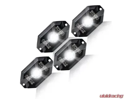 Oracle Lighting White Underbody Wheel Well Rock Light Kit 4 Piece - 5875-001