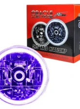 Oracle Lighting Pre-Installed 5.75" Sealed Beam Headlight UV/Purple Jaguar | Ford                                     - 6904-007 - Image 7