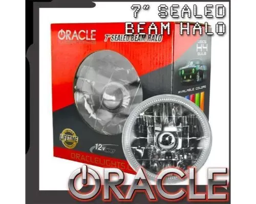 Oracle Lighting Pre-Installed 7" Sealed Beam Halo UV/Purple Chevrolet | Ford | Jeep | Dodge | Mazda - 6905-007