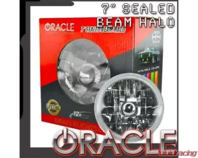 Oracle Lighting Pre-Installed 7" Sealed Beam Halo UV/Purple Chevrolet | Ford | Jeep | Dodge | Mazda - 6905-007