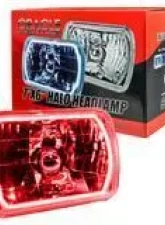 Oracle Lighting Pre-Installed 7X6" Sealed Beam Headlight Red Honda | Ford                                     - 6908-003 - Image 7