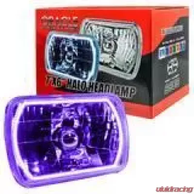 Oracle Lighting Pre-Installed 7X6" Sealed Beam Headlight UV/Purple Honda | Ford - 6908-007