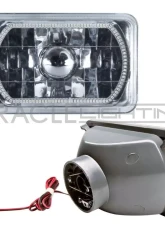 Oracle Lighting Pre-Installed 4X6" Sealed Beam Halo UV/Purple Ford | Dodge                                     - 6909-007 - Image 2