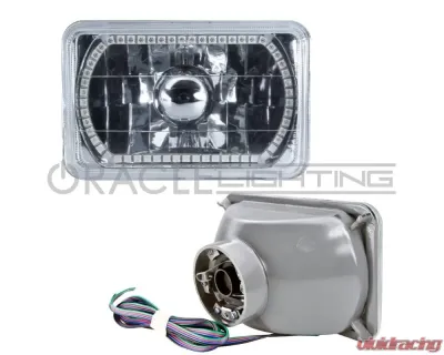 Oracle Lighting Pre-Installed 4X6" Sealed Beam Halo UV/Purple Ford | Dodge - 6909-007