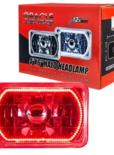 Oracle Lighting Pre-Installed 4X6" Sealed Beam Halo Red Ford | Dodge                                     - 6909-003 - Image 4