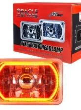 Oracle Lighting Pre-Installed 4X6" Sealed Beam Halo Amber Ford | Dodge                                     - 6909-005 - Image 4