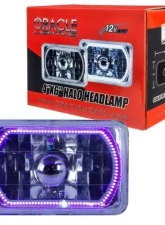 Oracle Lighting Pre-Installed 4X6" Sealed Beam Halo UV/Purple Ford | Dodge                                     - 6909-007 - Image 4