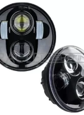 Oracle Lighting 5.75" 40W Replacement LED Headlight - Black Bezel                                     - 6914-504 - Image 2