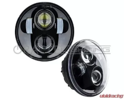 Oracle Lighting 5.75" 40W Replacement LED Headlight - Black Bezel - 6914-504