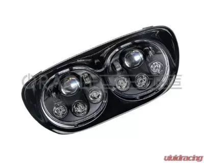 Oracle Lighting Harley Road Glide Replacement LED Headlight - Black Harley Davidson Road Glide 1998-2016 - 6918-001