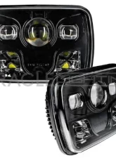 Oracle Lighting 7"X6" 42W Replacement LED Headlight - Black Pair                                     - 6919-001 - Image 2