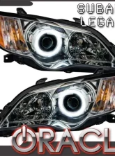 Oracle Lighting Pre-Assembled Headlights - Chrome LED Halo Kit ColorSHIFT - Simple Subaru Legacy 2008-2009                                     - 7206-504 - Image 2