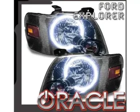 Oracle Lighting Pre-Assembled Headlights LED Halo Kit ColorSHIFT - No Controller Ford Explorer 2008-2010