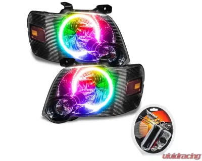 Oracle Lighting Pre-Assembled Headlights LED Halo Kit ColorSHIFT Ford Explorer 2008-2010 - 7736-330