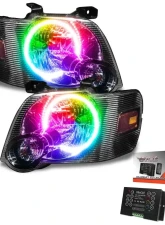 Oracle Lighting Pre-Assembled Headlights LED Halo Kit ColorSHIFT 2.0 Ford Explorer 2008-2010                                     - 7736-333 - Image 2