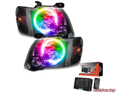 Oracle Lighting Pre-Assembled Headlights LED Halo Kit ColorSHIFT 2.0 Ford Explorer 2008-2010 - 7736-333