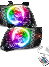 Oracle Lighting Pre-Assembled Headlights LED Halo Kit ColorSHIFT - Simple Ford Explorer 2008-2010                                     - 7736-504 - Image 2
