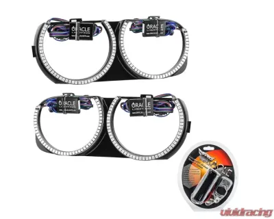 Oracle Lighting ColorSHIFT Pre-Installed Halo Headlight Bezels w/ RF Controller Dodge Challenger 2015-2023 - 7739-330