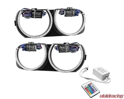 Oracle Lighting ColorSHIFT Pre-Installed Halo Headlight Bezels w/ Simple Controller Dodge Challenger 2015-2023 - 7739-504