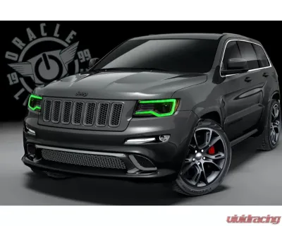 Oracle Lighting Dynamic ColorSHIFT Headlight DRL Upgrade Jeep Grand Cherokee 2014-2021 - 1284-332