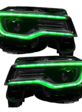 Oracle Lighting Dynamic ColorSHIFT Headlight DRL Upgrade Jeep Grand Cherokee 2014-2021                                     - 1284-332 - Image 8