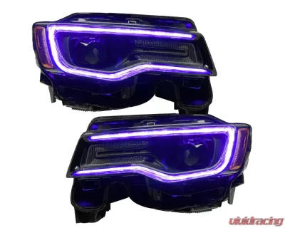 Oracle Lighting Dynamic ColorSHIFT Headlight DRL Upgrade Jeep Grand Cherokee 2014-2021 - 1284-332
