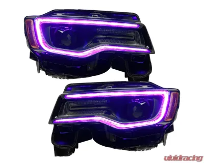 Oracle Lighting Dynamic ColorSHIFT Headlight DRL Upgrade Jeep Grand Cherokee 2014-2021 - 1284-332