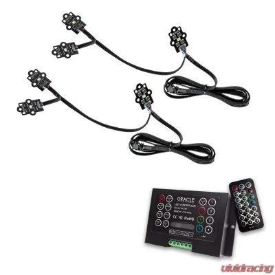 Oracle Lighting ColorSHIFT RGB+W Headlight DRL Upgrade Kit w/ 2.0 Controller GMC Sierra 1500 2019-2021 - 1287-333