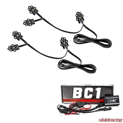 Oracle Lighting ColorSHIFT RGB+W Headlight DRL Upgrade Kit w/ BC1 Controller GMC Sierra 1500 2019-2021 - 1287-335
