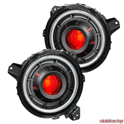 Oracle Lighting Oculus ColorSHIFT Bi-LED Projector Headlights Jeep Wrangler JL | Gladiator JT 2018-2024 - 5839-330