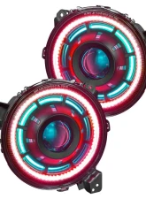 Oracle Lighting Oculus ColorSHIFT Bi-LED Projector Headlights Jeep Wrangler JL | Gladiator JT 2018-2024                                     - 5839-330 - Image 15