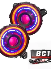 Oracle Lighting Oculus ColorSHIFT Bi-LED Projector Headlights BC1 Jeep Wrangler JL | Gladiator JT 2018-2024                                     - 5839-335 - Image 17