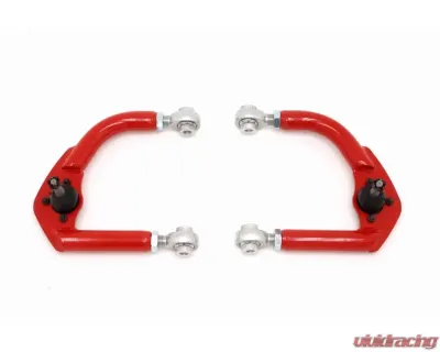BMR Suspension Adjustable Rod Ends A-arms Upper DOM Red Chevrolet Camaro 1993-2002 | Pontiac Firebird 1993-2002 - AA004R