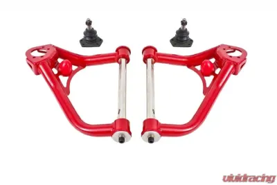 BMR Suspension Non Adjustable Polyurethane Bushings A-arms Upper DOM Red Pontiac Firebird | Chevrolet Camaro | Nova 1967-1974 - AA005R