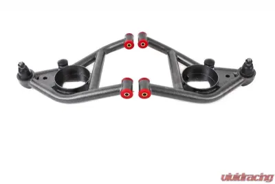 BMR Suspension Polyurethane Bushings Non-adjustable Front Bump Stops A-arms Lower DOM Black Pontiac Firebird | Chevrolet Camaro | Nova 1967-1974 - AA006H