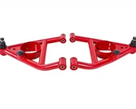 BMR Suspension Polyurethane Bushings Non-adjustable Front Bump Stops A-arms Lower DOM Red Pontiac Firebird | Chevrolet Camaro | Nova 1967-1974