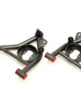 BMR Suspension Polyurethane Bushings Non-adjustable A-arms Lower DOM Black w/ Spring Pocket Chevrolet Camaro 1982-1992 | Pontiac Firebird 1982-1992                                     - AA008H - Image 4