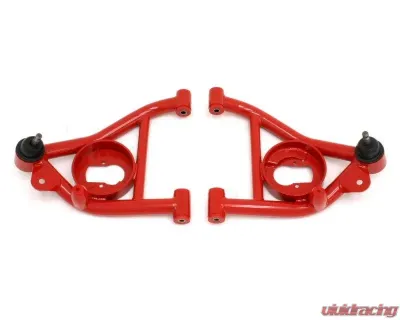 BMR Suspension Polyurethane Bushings Non-adjustable A-arms Lower DOM Red Buick Regal | Chevrolet Monte Carlo | Malibu | Pontiac Grand Prix 1978-1987 - AA011R