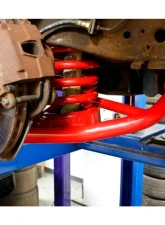 BMR Suspension Polyurethane Bushings Non-adjustable A-arms Lower DOM Red Buick Regal | Chevrolet Monte Carlo | Malibu | Pontiac Grand Prix 1978-1987                                     - AA011R - Image 3
