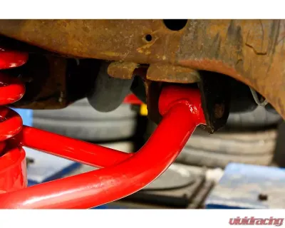 BMR Suspension Polyurethane Bushings Non-adjustable A-arms Lower DOM Red Buick Regal | Chevrolet Monte Carlo | Malibu | Pontiac Grand Prix 1978-1987 - AA011R