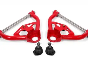 BMR Suspension Polyurethane Bushings Non-adjustable A-arms Upper DOM Red Buick Regal | Chevrolet Monte Carlo | Malibu | Pontiac Grand Prix 1978-1987
