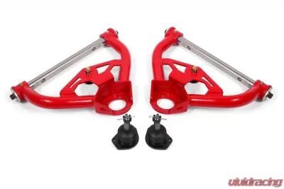 BMR Suspension Polyurethane Bushings Non-adjustable A-arms Upper DOM Red Buick Regal | Chevrolet Monte Carlo | Malibu | Pontiac Grand Prix 1978-1987 - AA012R